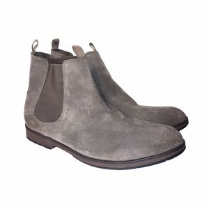 Clarks Mens Suede Chelsea Boots Size 12